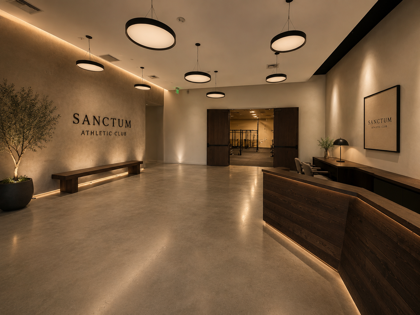 Sanctum Athletic Club reception